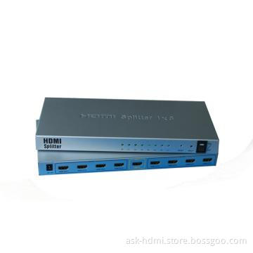 NEW 1.4v  HDMI splitter 1input 8 output  3D